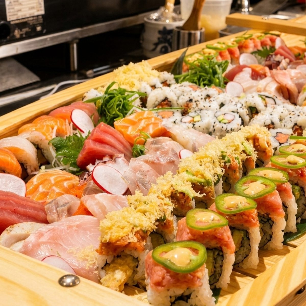 Fresh fish. Inventive rolls. Made with heart.