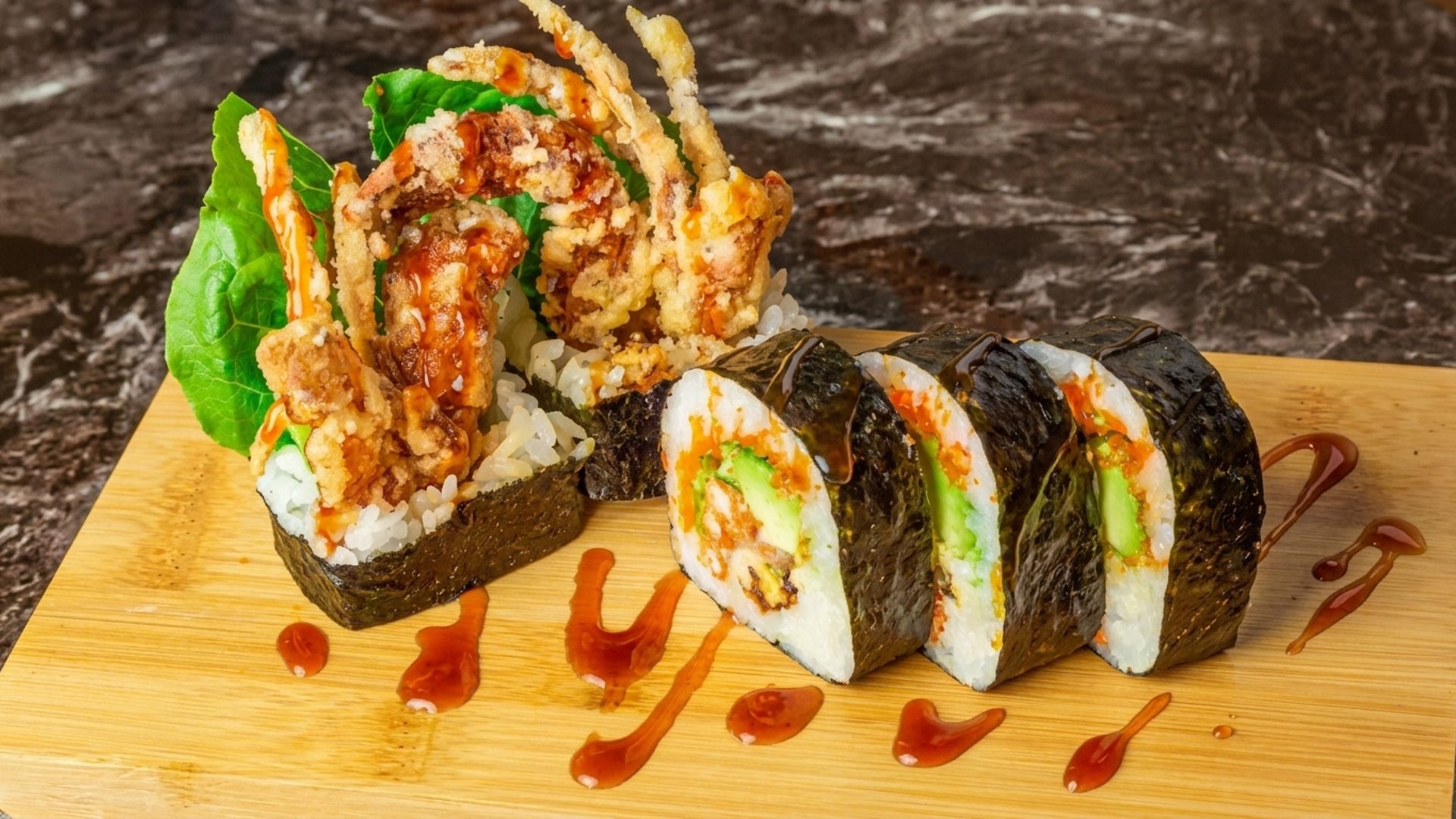 Specialty rolls, magnetic hosts, homemade sauces