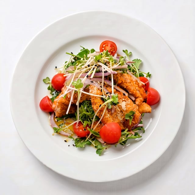 Crispy Fish Onion Salad.