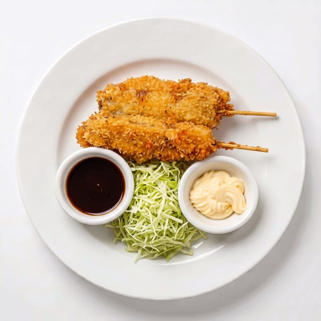 Pork Belly Katsu Skewer.